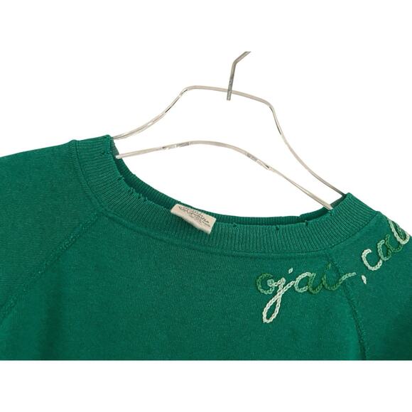 I Stole my Boyfriends Shirt ISMBS Ojai California Embroidered Green Crewneck M - Picture 5 of 10